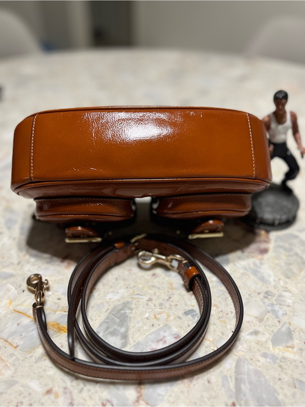 ‼️LAST 1 NWT COACH Ashton 2way Shoulder Bag CBJ01 glazed leather - Picture 4 of 14